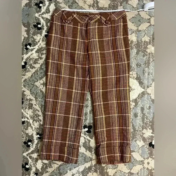 Zara Basics Tweed Cropped Pants Size 4 - Picture 2 of 6